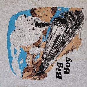 Big Boy steam train kids tee (new)